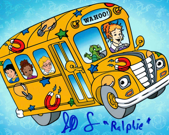 Stu Stone Ralphie Magic School Bus Autographed 8x10 Photo