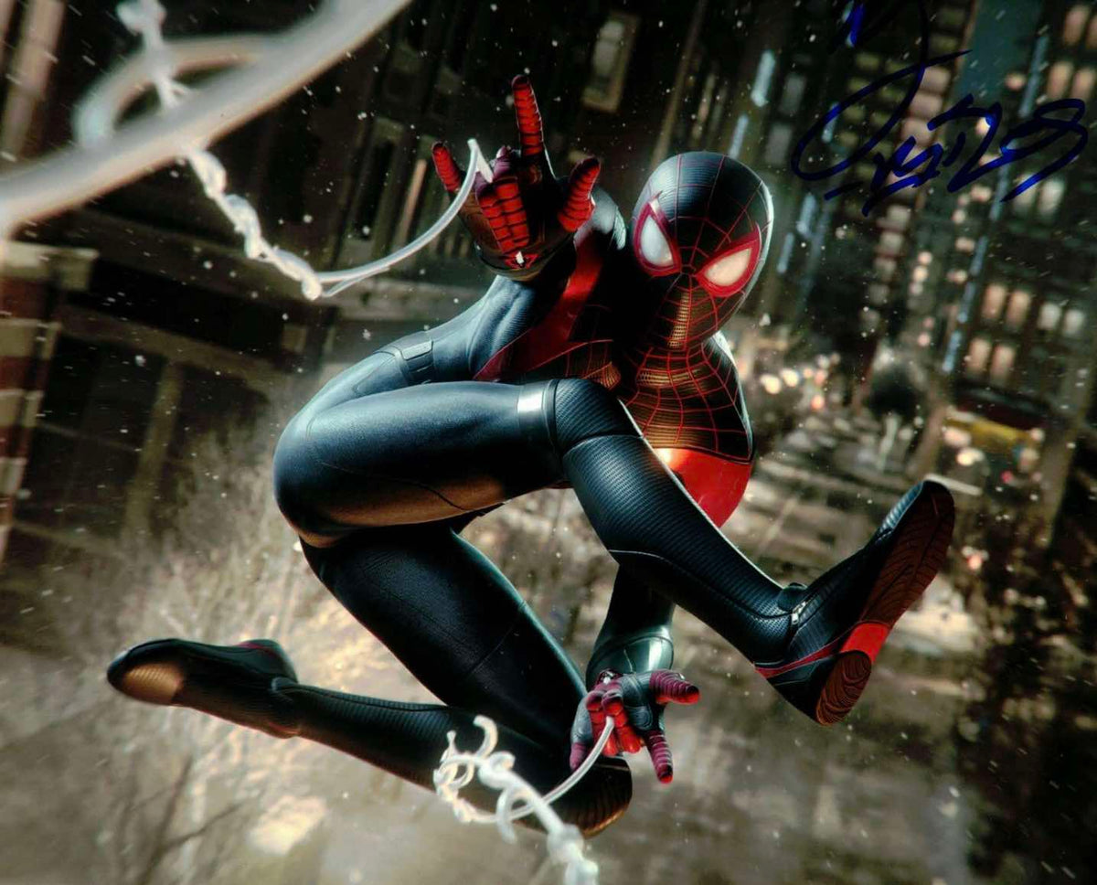 Nadji Jeter Autographed Marvels' Spider-Man: Miles Morales Video Game ...