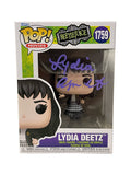 Alyson Court Lydia Deetz Autographed Funko Pop #1759