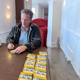 Niagara Falls Memorial Arena Fragment Autographed by Steve Ludzik