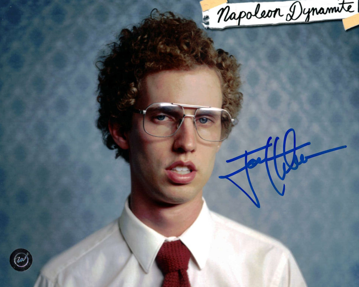Jon Heder Napoleon Dynamite Autographed 8x10 Portrait Icon Autographs