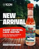 Authentic Friday the 13th Part VI Camp Crystal Lake Water Mini Bottle