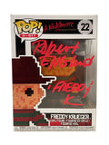 Robert Englund Freddy Krueger Autographed Funko Pop #22