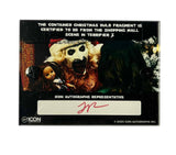 Terrifier 3 Authentic Prop Christmas Bulb Fragment Relic Card