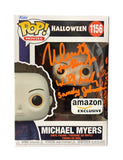 Nick Castle / Will Sandin / P.J. Soles / Sandy Johnson Halloween Quad Autographed Funko Pop
