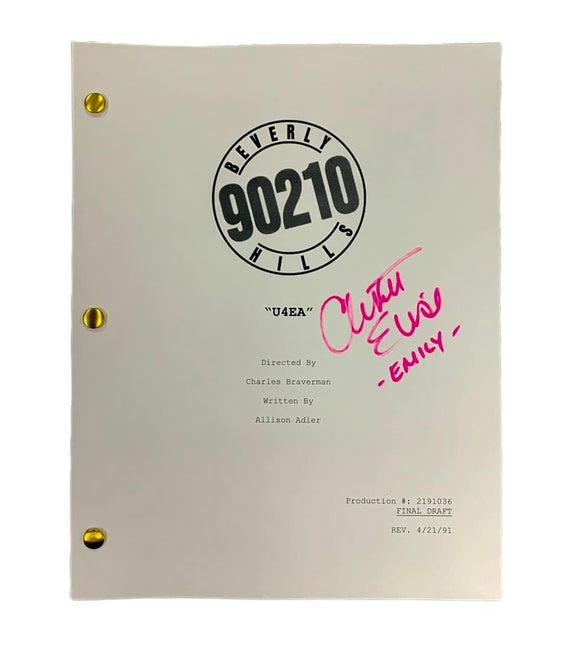Christine Elise Beverly Hills 90210 Autographed Script