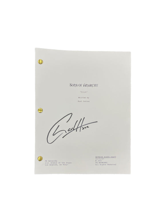 Charlie Hunnam Autographed Sons of Anarchy Pilot Script