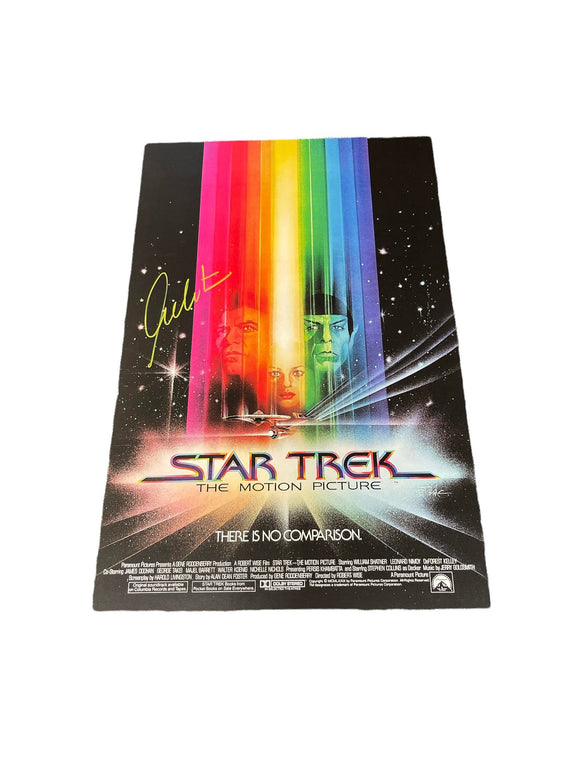 William Shatner Star Trek: the Motion Picture Autographed Poster