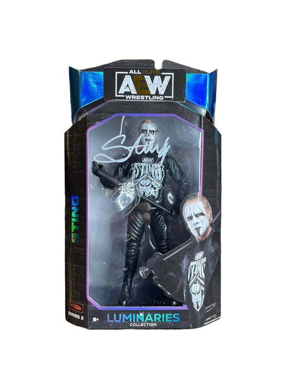 AEW Unmatched Collection Series 2 Luminaries Autographed Sting Figure (#16B)