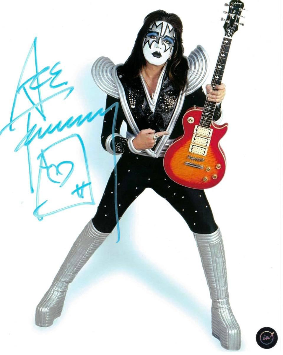 Ace Frehley KISS Spaceman Autographed 8x10 – Icon Autographs