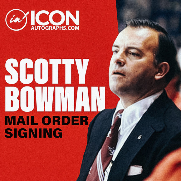 Scotty Bowman Mail Order Signing