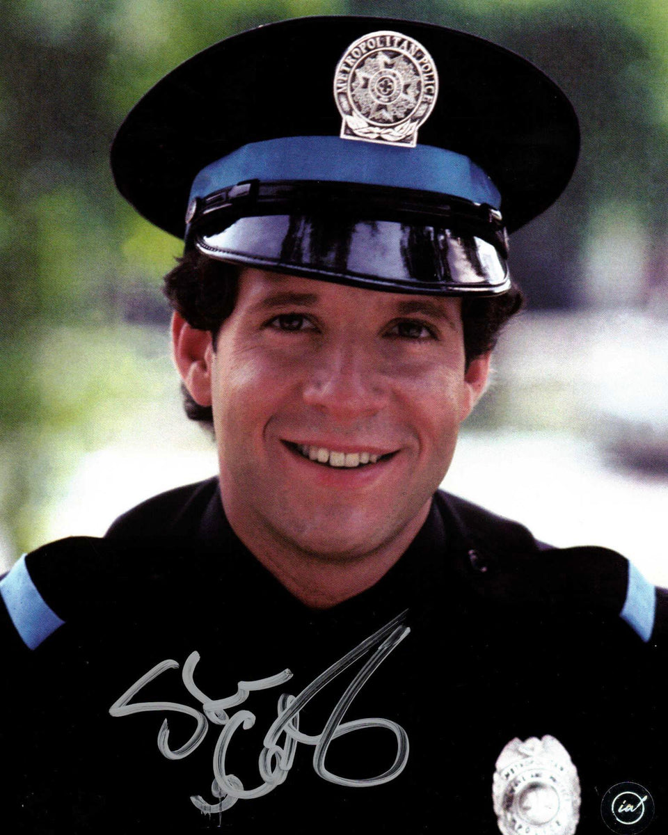 Steve Guttenberg Office Mahoney Police Academy Autographed 8x10 – Icon ...