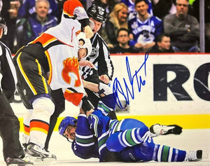 Brian McGratton Calgary Flames Autographed 8x10
