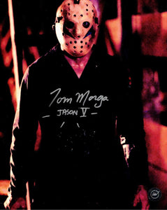 Tom Morga as Jason Voorhees in Friday the 13th Part V 8x10 Autographed Photo