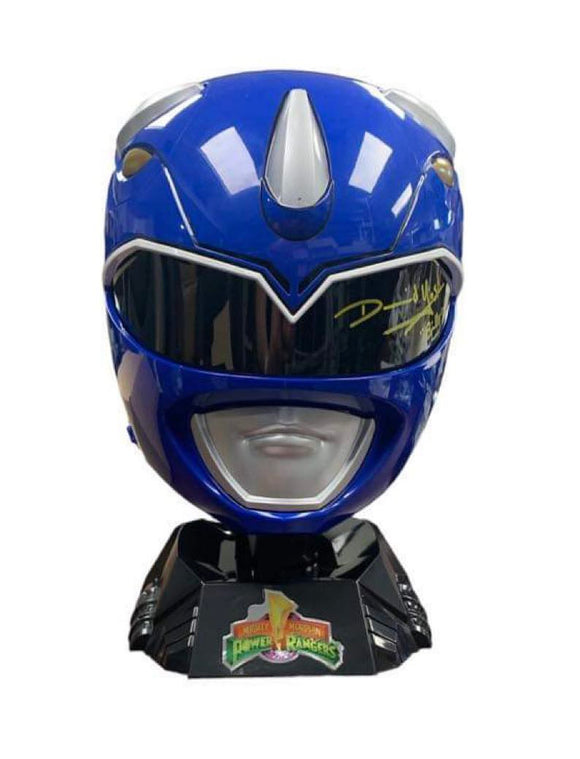 David Yost Blue Ranger Ranger Autographed Helmet