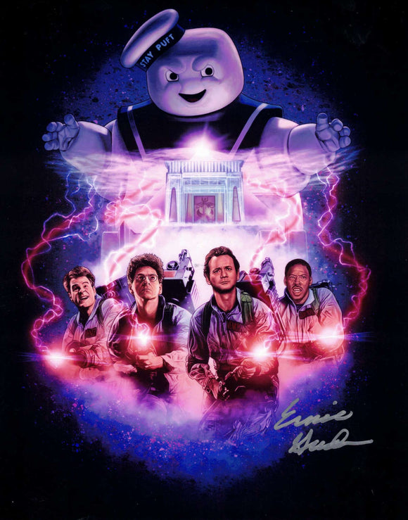Ernie Hudson Ghostbusters Autographed 8x10 as Winston Zeddemore State Puft