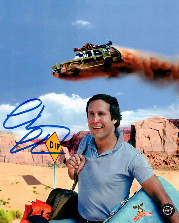 Chevy Chase Autographed National Lampoon’s Vacation 8x10 photo