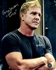 Kenny Johnson as Officer Dominique Luca in S.W.A.T. Autographed 8x10 Photo