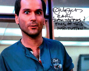 John Kapelos Carl the Janitor the Breakfast Club Eyes and Ears Autographed 8x10