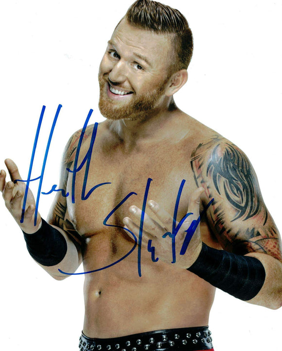 Heath Slater WWE Autographed 8x10 Promo
