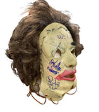 Cast Autographed The Texas Chainsaw Massacre (1974) Leatherface Alternate Mask