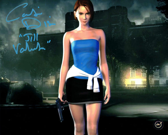 Catherine Disher Autographed Resident Evil 8x10