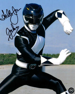 Walter Jones Black Power Ranger Autographed 8x10
