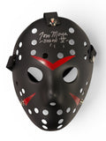 Tom Morga Autographed Friday the 13th Black Hockey Mask