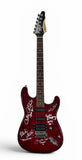 Revenge of the Nerds Cast Autographed Guitar