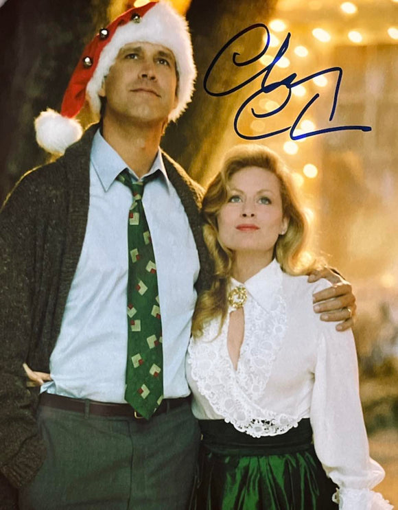 Chevy Chase Autographed National Lampoon’s Christmas Vacation 8x10