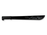 Jerry Wallace, C.J. Graham, Tom Morga, and Ari Lehman Friday the 13th Autographed Machete