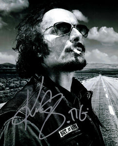 Kim Coates (Tig) Autographed B&W Sons of Anarchy SOA 8x10