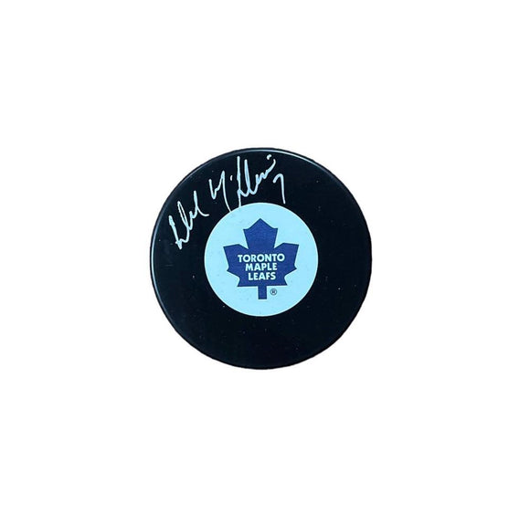 Dave McLlwain Toronto Maple Leafs Autographed Puck