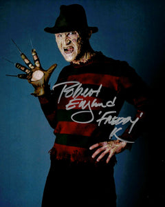 Robert Englund Freddy Krueger Nightmare on Elm Street Autographed 8x10