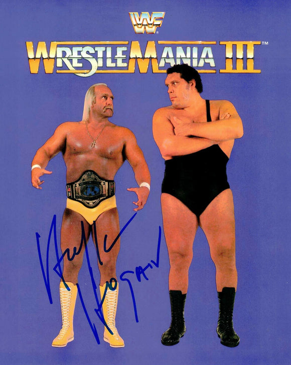 Hulk Hogan Autographed 8x10 WrestleMania III Promo