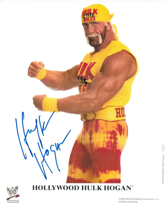 Hulk Hogan Autographed 8x10 Hulk Still Rules Promo