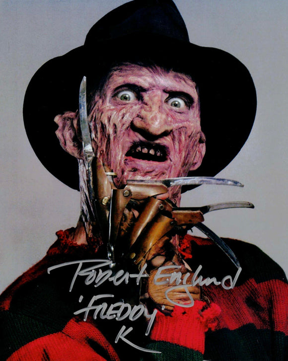 Robert Englund Freddy Krueger Nightmare on Elm Street Autographed 8x10
