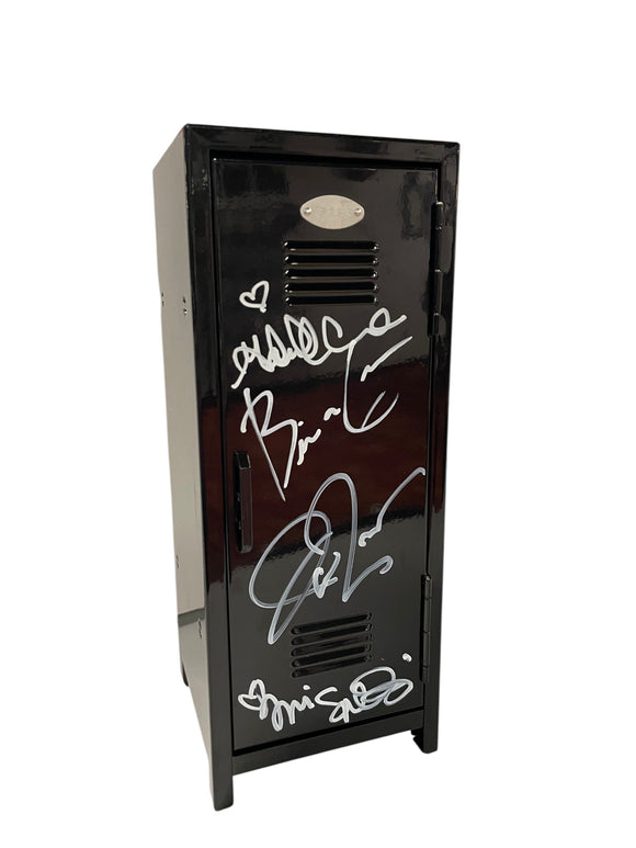 Mini Locker Autographed by Gabrielle Carteris, Tori Spelling, Brian Austin Green and Ian Ziering