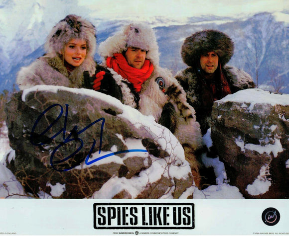 Chevy Chase Autographed Spies Like Us 8x10