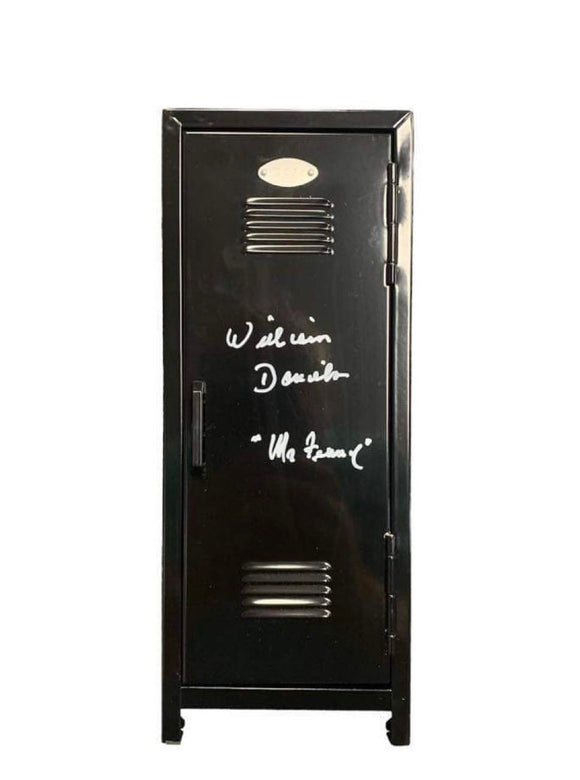William Daniels Boy Meets World Autographed Black Mini Locker