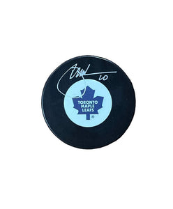 Brad May Toronto Maple Leafs Autographed Puck