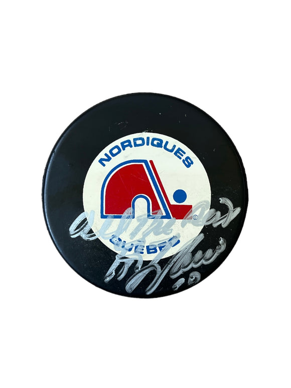 Guy Lafleur Autographed Quebec Nordiques Puck