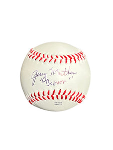 Jerry Mathers Autographed MLB Rawlings Baseball