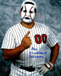 Steve Lombardi as Abe "Knuckleball" Schwartz Autographed 8x10 Photo