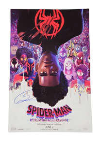 Shameik Moore Autographed Spider-Man: Across the Spider-Verse 11x17 Poster