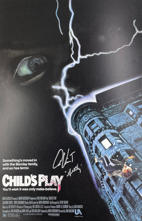 Alex Vincent Autographed Child's Play 11x17 Poster