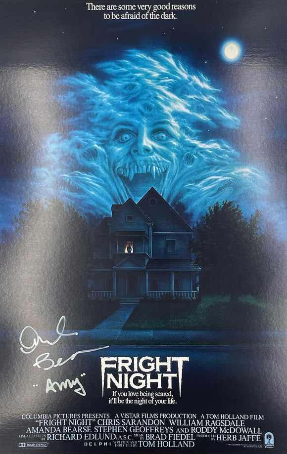 Amanda Bearse Fright Night Autographed 11x17 Mini Poster