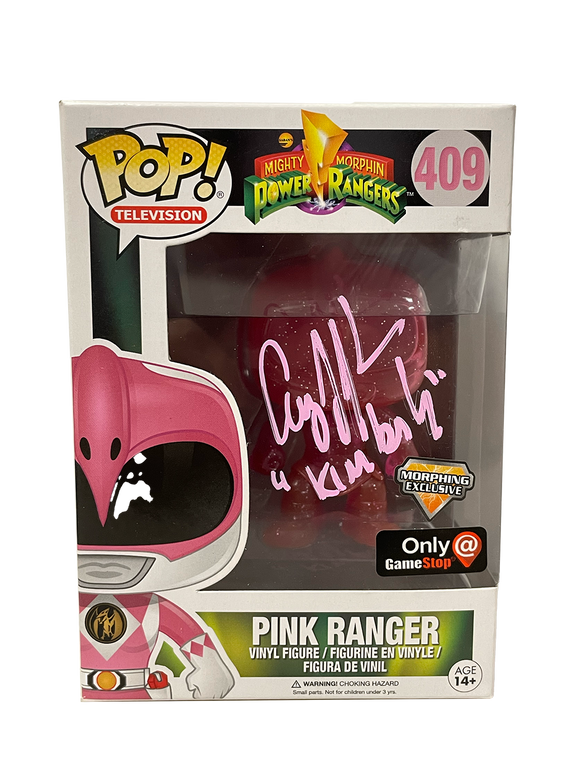 Amy Jo Johnson Pink Ranger Autographed Funko Pop #409