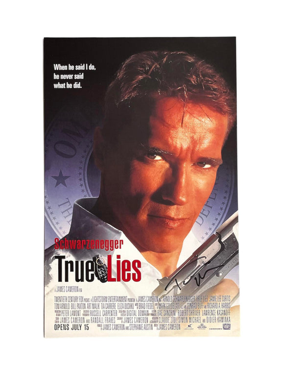 Tom Arnold in True Lies Autographed 11x17 Poster