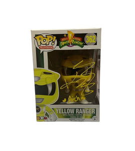 Karan Ashley Yellow Ranger Autographed Funko Pop